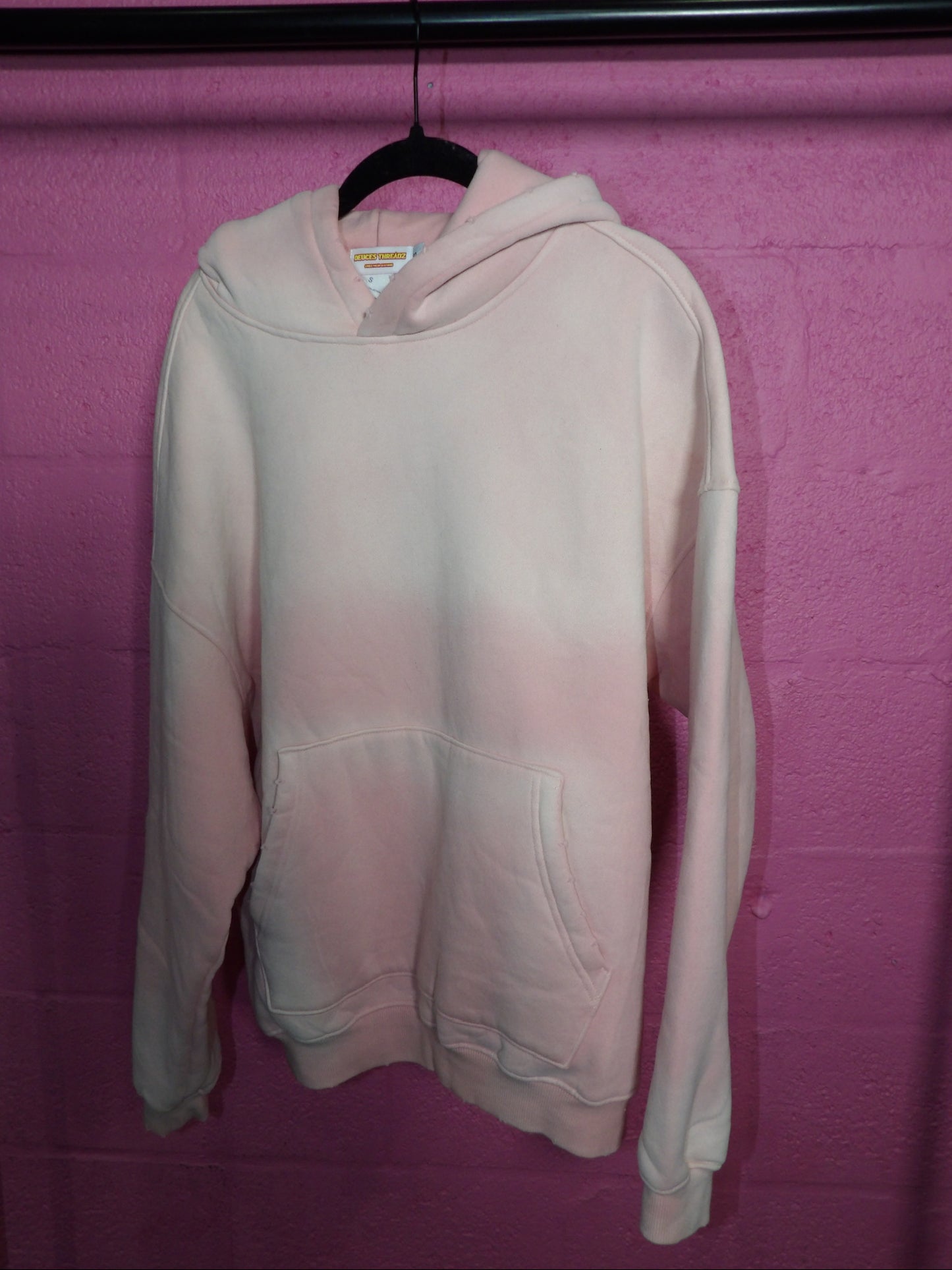 Shell pink hoodie